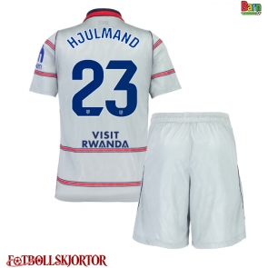Atletico Madrid Morten Hjulmand #23 Tredje Kläder Barn 2026-27 Kortärmad (+ Korta byxor)